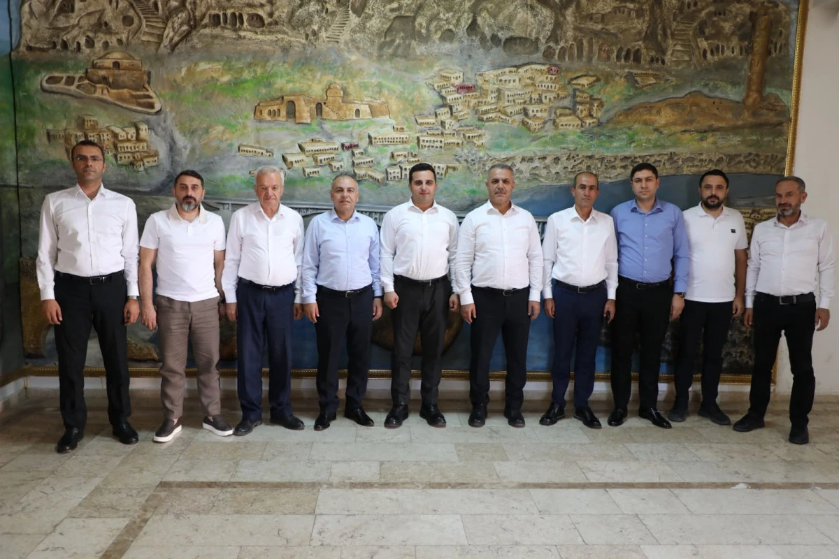AK PARTİ BATMAN İL BAŞKANI ŞANSİ'DEN HASANKEYF KAYMAKAMI B&Ouml;Y&Uuml;K'E ZİYARET