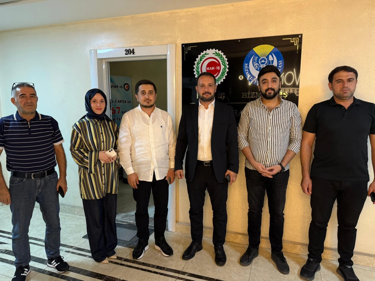 AK PARTİ BATMAN MERKEZ İLÇE BAŞKANI FATİH DOĞU'DAN HİZMET-İŞ SENDİKASI'NA 'HAYIRLI OLSUN' ZİYARETİ