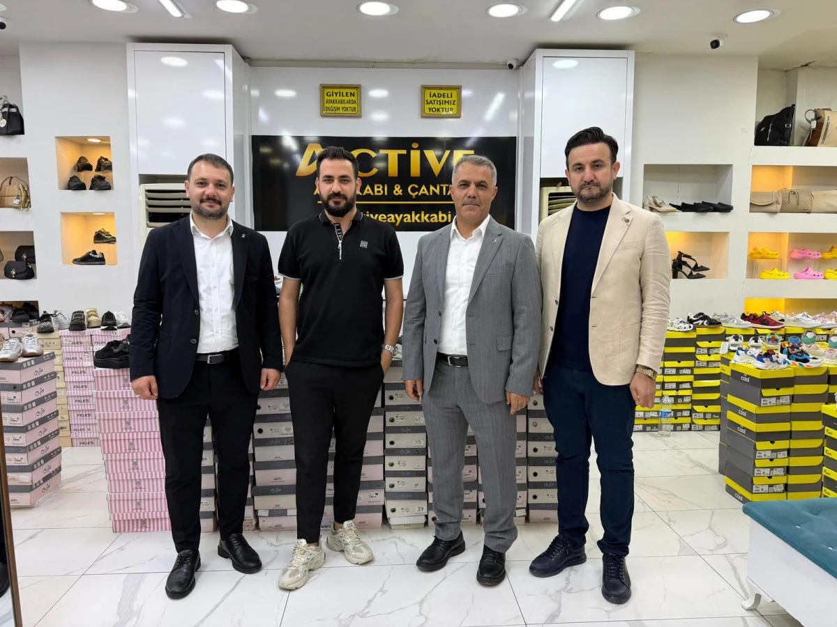 AK PARTİ İL BAŞKANI ŞANSİ VE İL Y&Ouml;NETİMİNDEN ESNAFA ARİFE ZİYARETİ