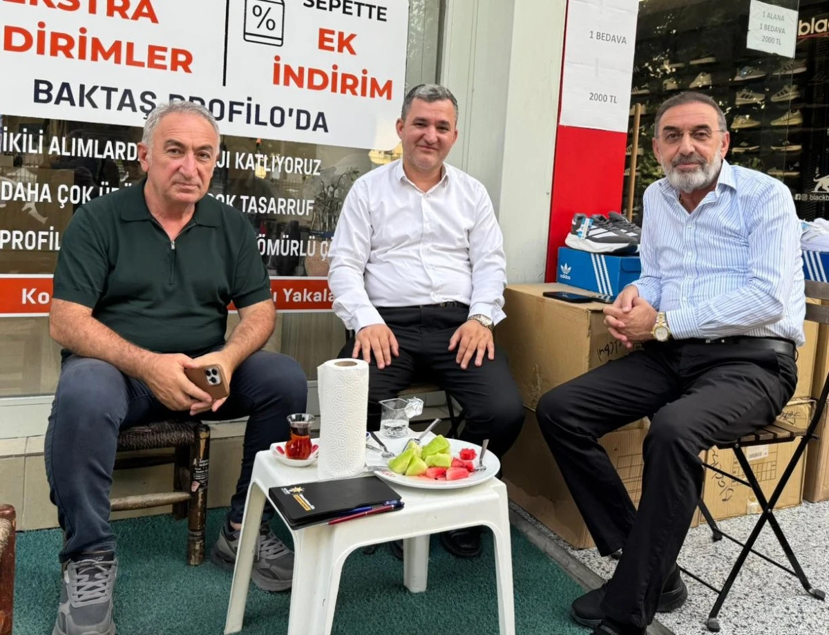 AK PARTİ İL TEŞKİLAT BAŞKANI &Ouml;ZEL&rsquo;DEN İŞ İNSANI BAKTAŞ&rsquo;A ZİYARET