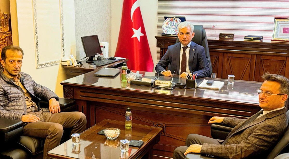 BATMAN DEFTERDARI ŞENSES'TEN BESOB BAŞKANI KAPLAN'A ZİYARET