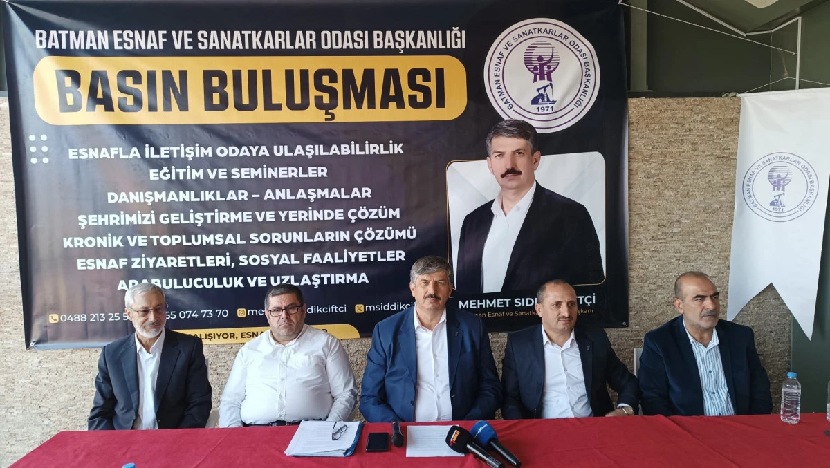 BATMAN ESNAF VE SANATKÂRLAR ODASI BAŞKANI ÇİFTÇİ, YENİDEN ADAYLIĞINI AÇIKLADI: “BASIN EN GÜÇLÜ PAYDAŞIMIZ”