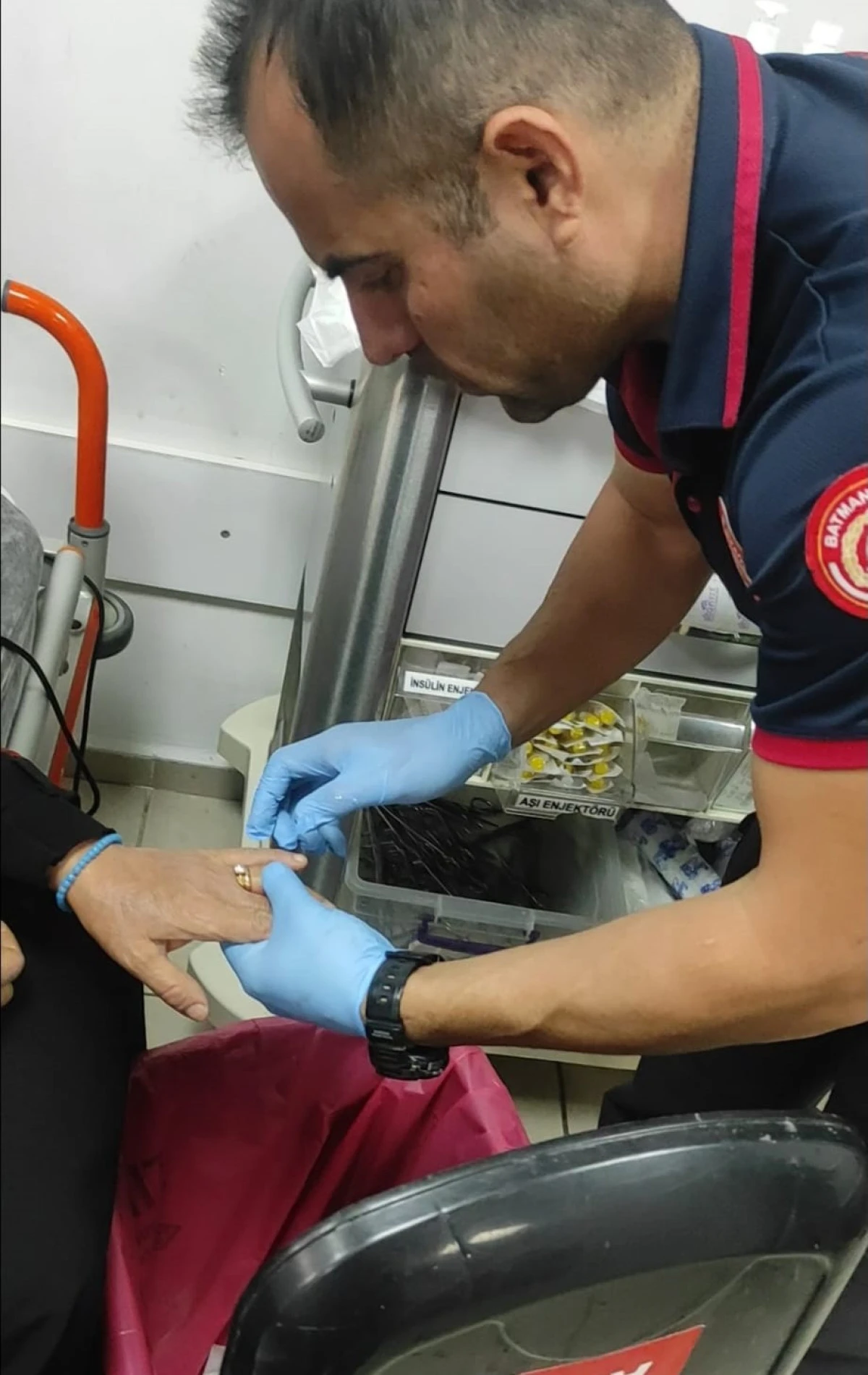 BATMAN İTFAİYE VE SAĞLIK EKİPLERİNDEN ORTAK 