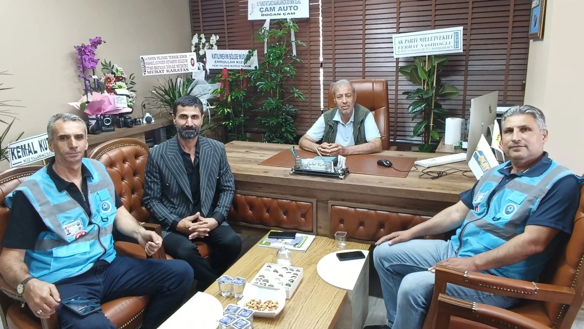 BATMAN OLAY GAZETESİ&rsquo;NE BA-MED&rsquo;DEN TEBRİK ZİYARETİ