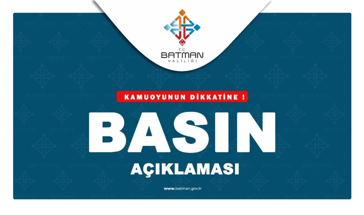 Batman Valiliğinden silahlı saldırı a&ccedil;ıklaması;