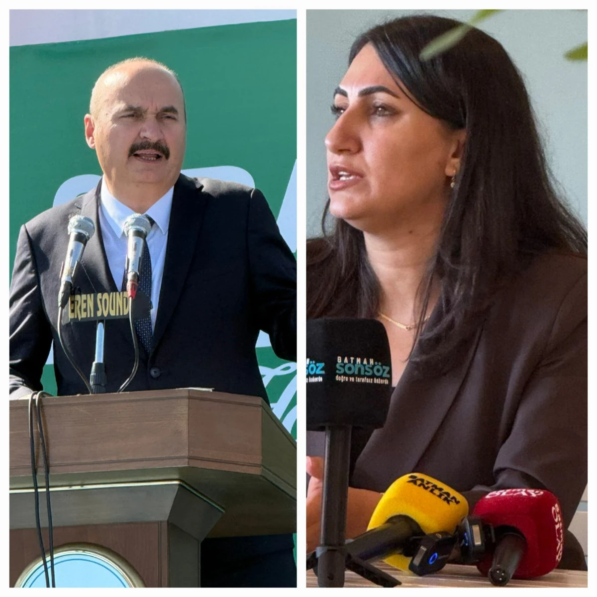 BATMAN VALİSİ EKREM CANALP İLE DEM PARTİLİ ZEYNEP ODUNCU ARASINDA "SOSYAL SORUNLAR" TARTIŞMASI