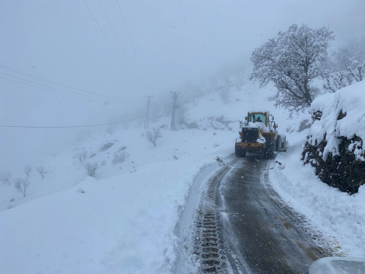 BATMAN'DA 115 YERLEŞİM YERİNİN YOLU KARDAN KAPANDI