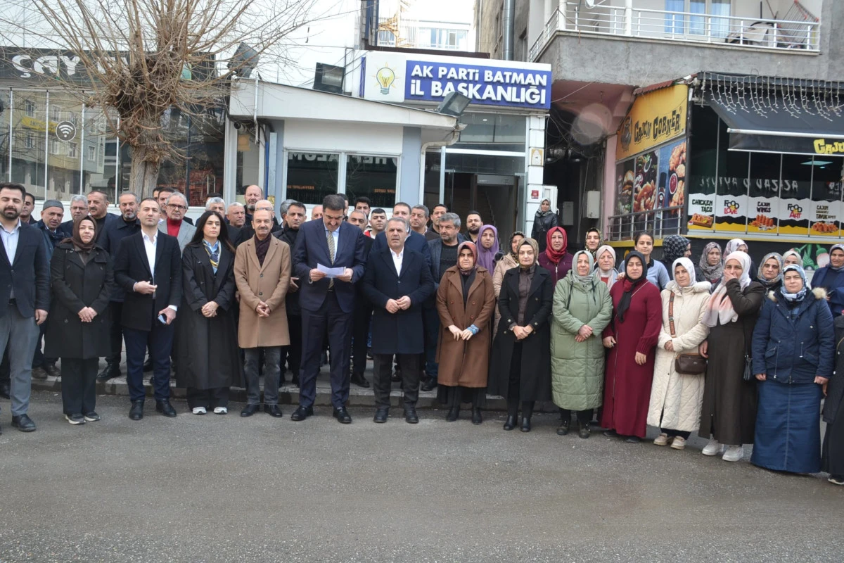 BATMAN&rsquo;DA 28 ŞUBAT TEPKİSİ, "UNUTMADIK, UNUTTURMAYACAĞIZ"