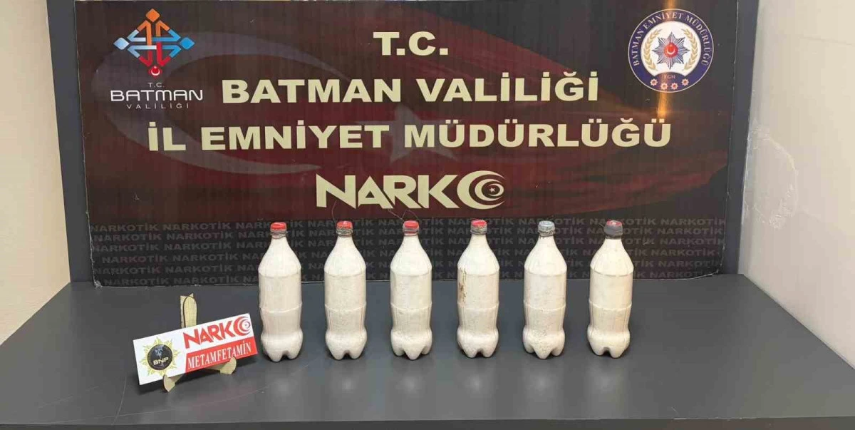 BATMAN&rsquo;DA 5 KİLO METAMFETAMİN ELE GE&Ccedil;İRİLDİ