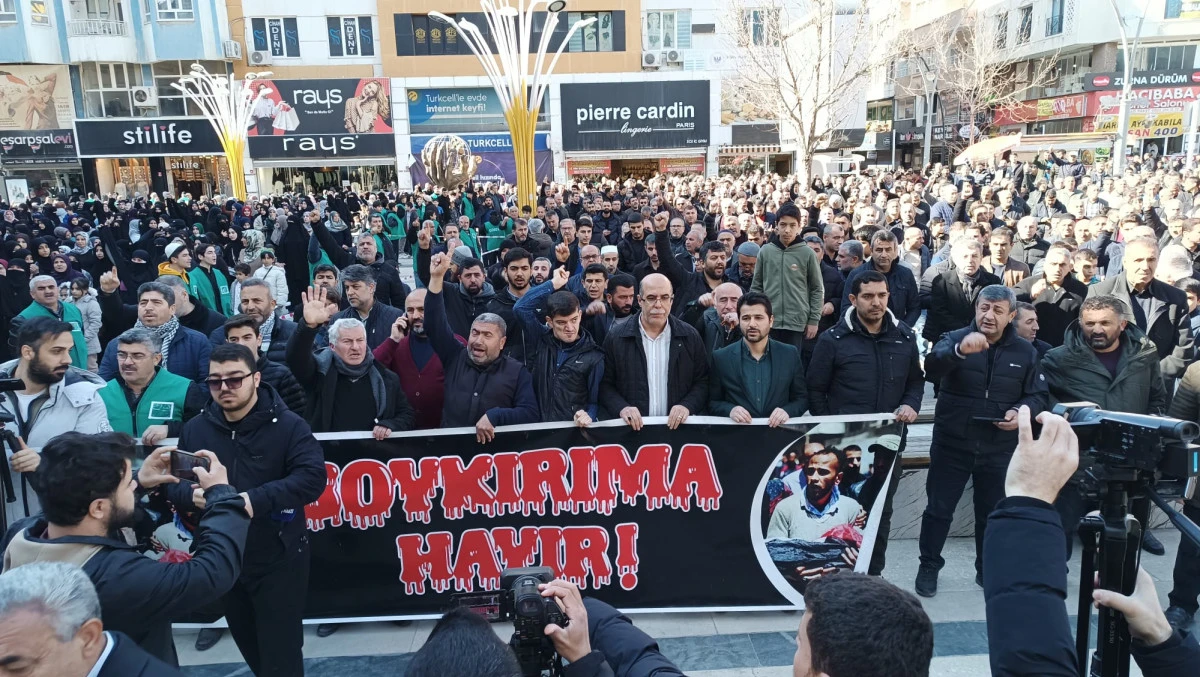 BATMAN&rsquo;DA İRAN&rsquo;A Y&Ouml;NELİK SALDIRILARA TEPKİ