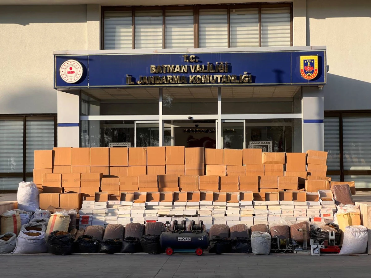  BATMAN&rsquo;DA KA&Ccedil;AK&Ccedil;ILIK OPERASYONLARI: 2 G&Ouml;ZALTI