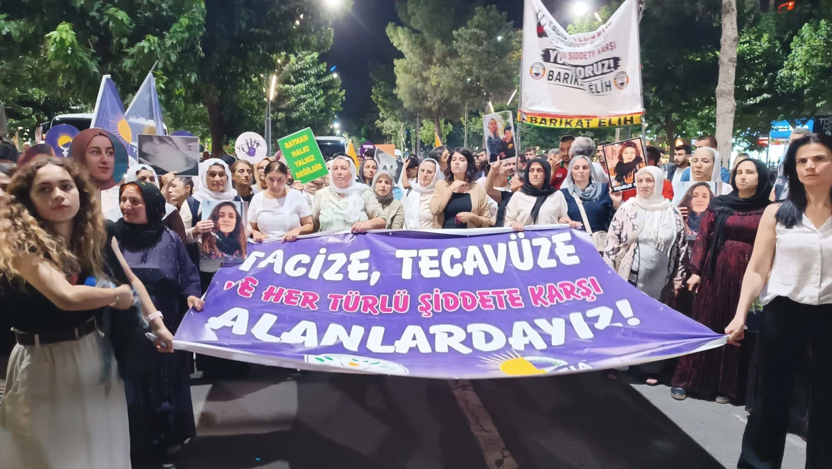 BATMAN&rsquo;DA KADINA Y&Ouml;NELİK ŞİDDET VE TACİZE KARŞI KİTLESEL Y&Uuml;R&Uuml;Y&Uuml;Ş
