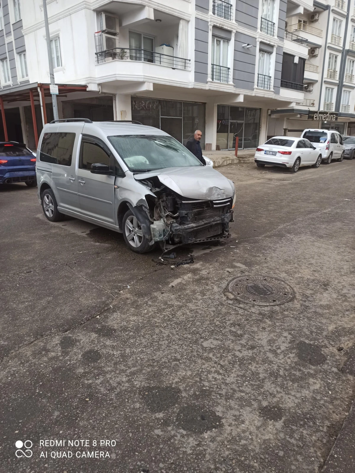 Batman&rsquo;da  Maddi Hasarlı kaza