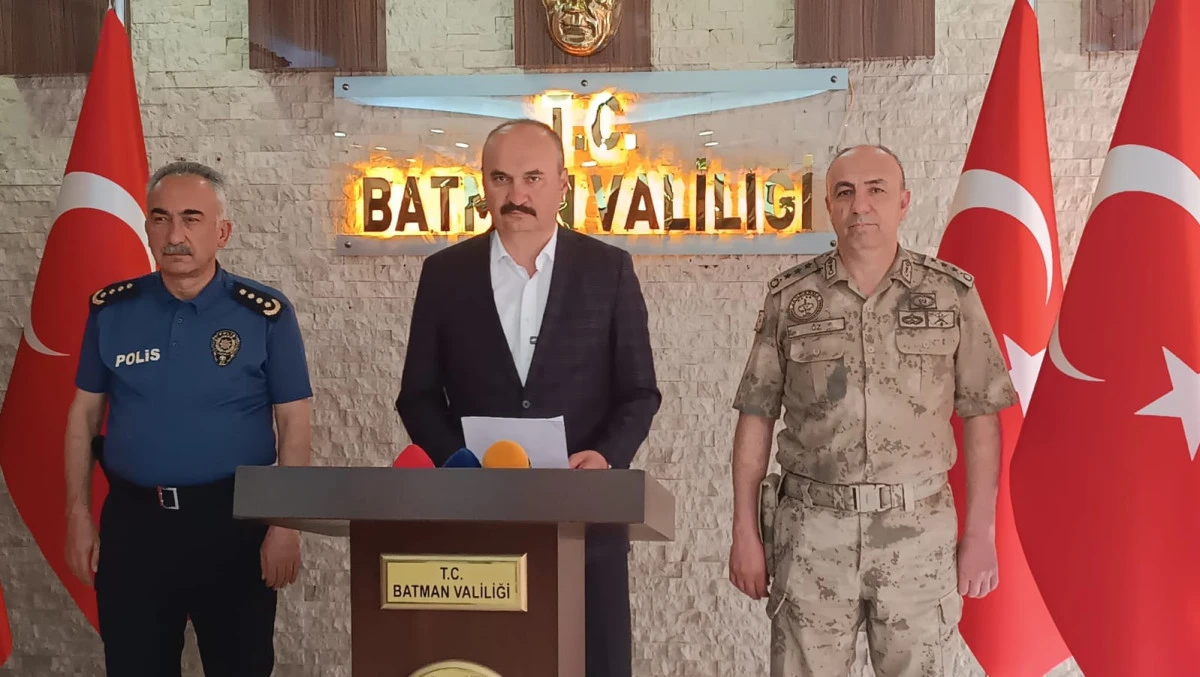 Batman'da Nisan Ayı Güvenlik Raporu: Uyuşturucudan Kaçakçılığa, Terörden Asayişe Yoğun Mücadele