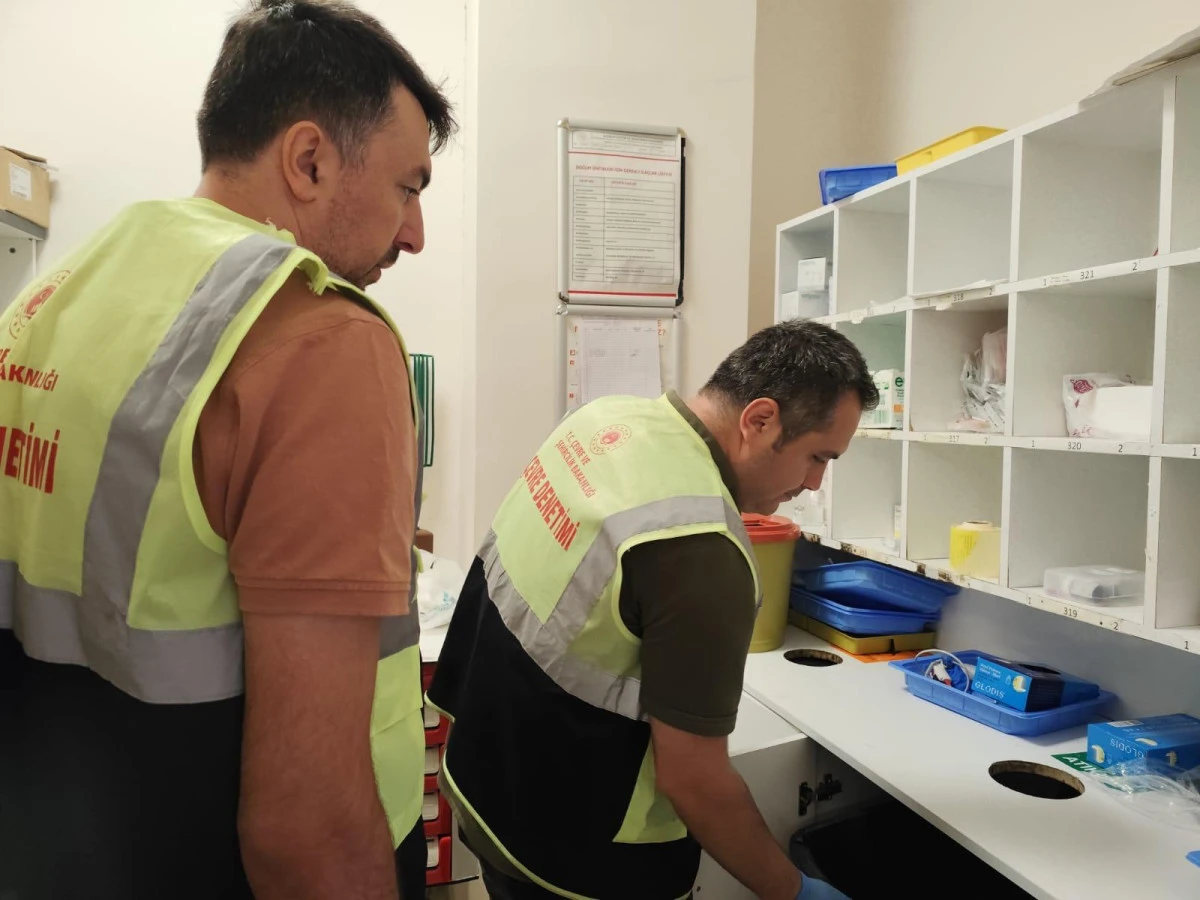 BATMAN’DA SAĞLIK KURULUŞLARINDA TIBBİ ATIK DENETİMİ YAPILDI