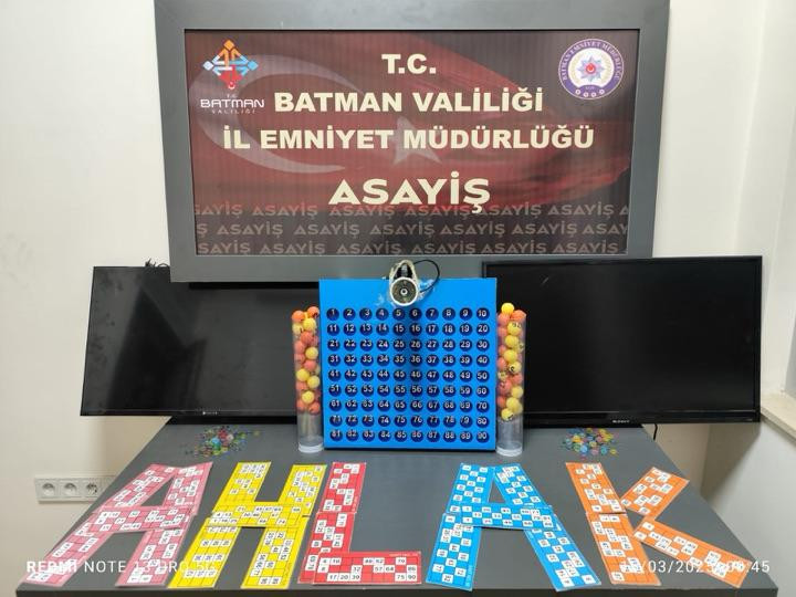 Batman'da Tombala Operasyonu: 41 Kişiye Para Cezası Kesildi