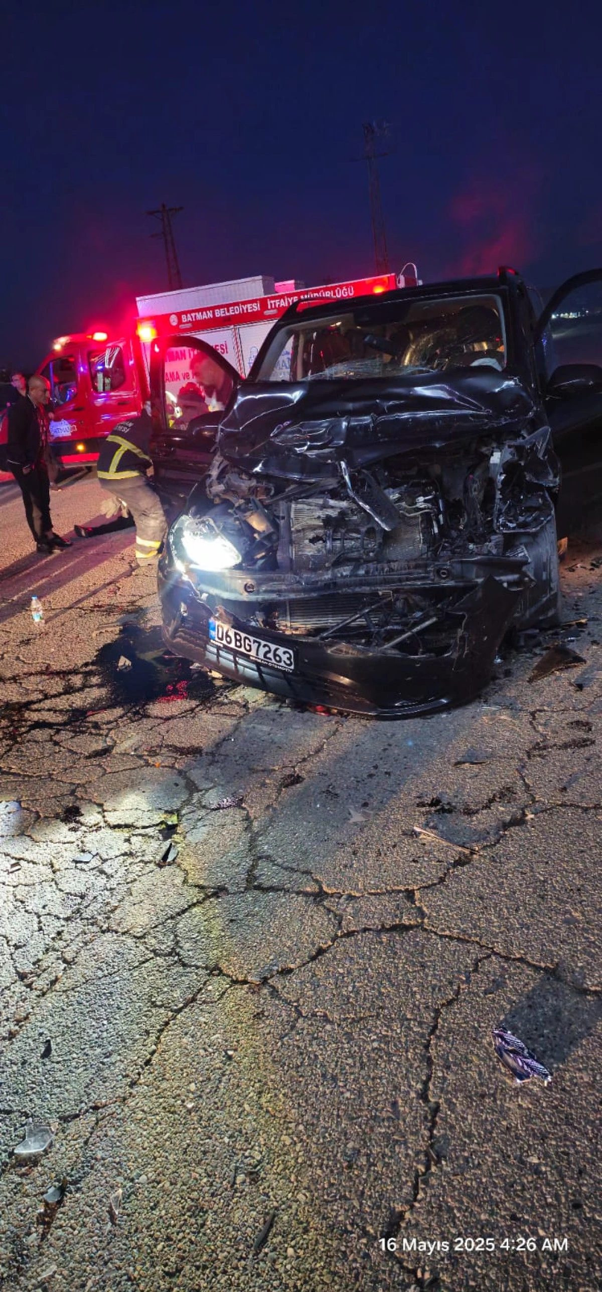 BATMAN’DA TRAFİK KAZASI: 5 YARALI