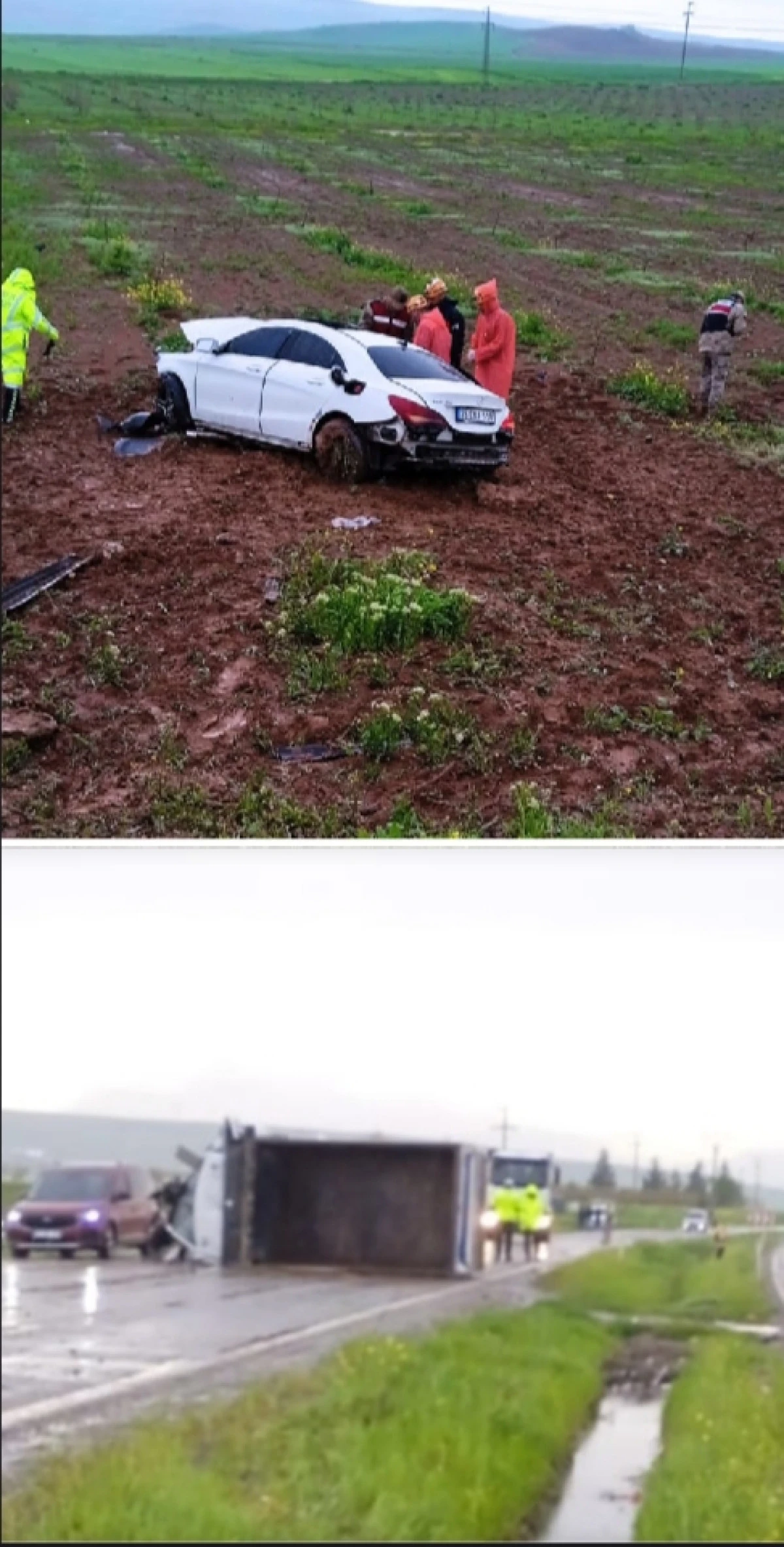 Batman&ndash;Kurtalan Yolunda Feci Kaza: 5 Yaralı, Hayvanlar Telef Oldu