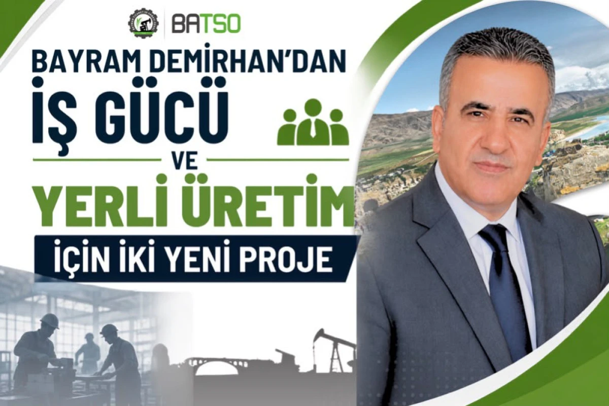 BAYRAM DEMİRHAN: &ldquo;BATSO BİR &Ccedil;&Ouml;Z&Uuml;M MERKEZİ OLACAK&rdquo;