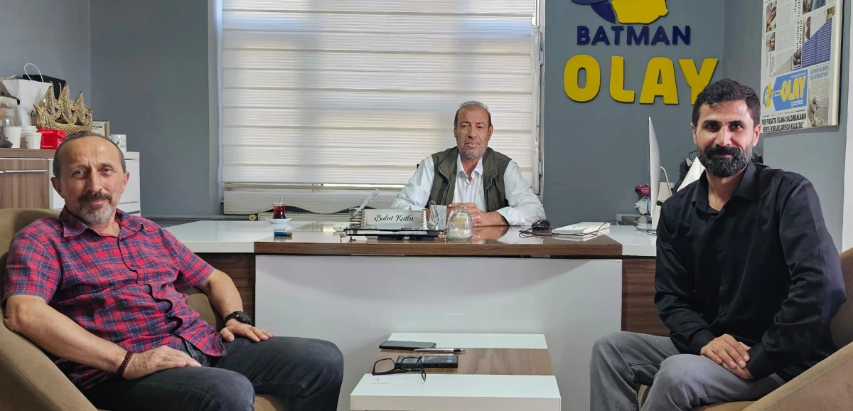 BELEDİYE BASIN MÜDÜRÜ'NDEN OLAY GAZETESİ'NE ZİYARET