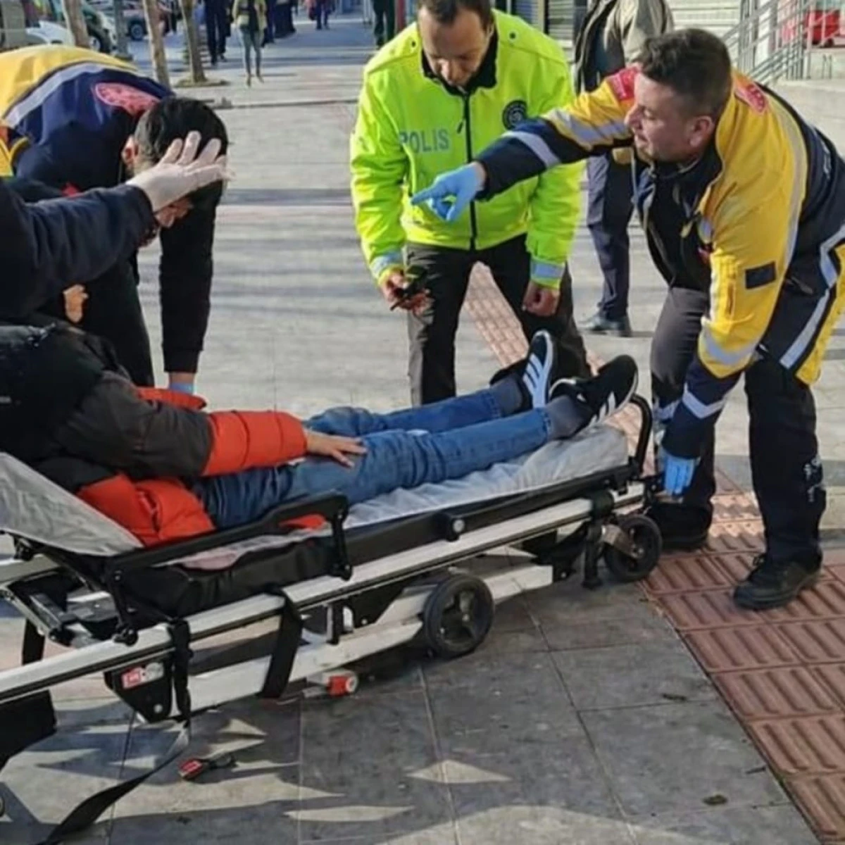 BİSİKLET KAZASI BİR YARALI