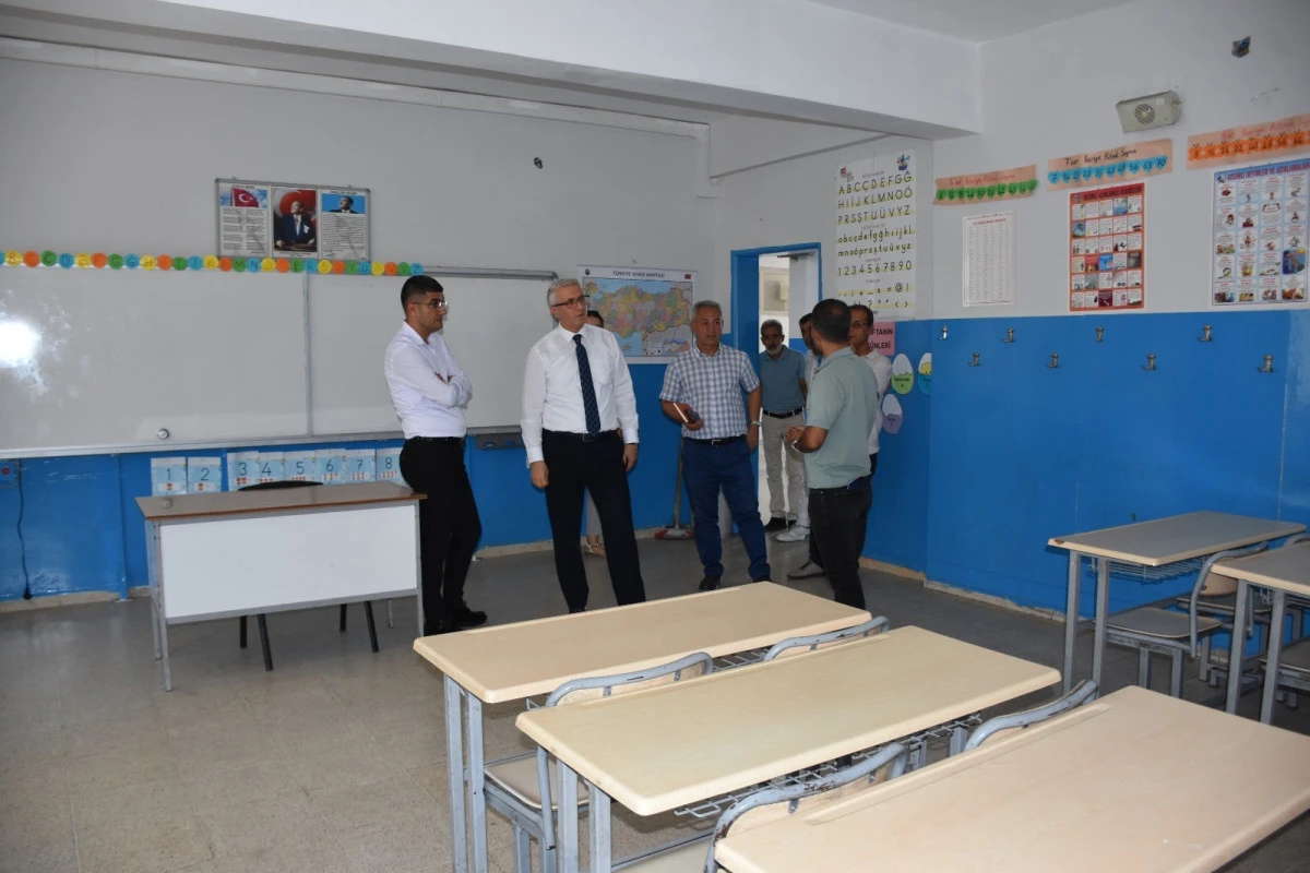 CİĞER, BAZI OKULLARDA İNCELEMELERDE BULUNDU  .