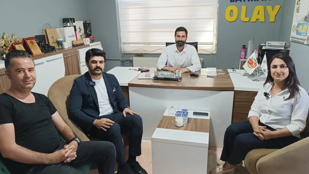 DEM PARTİ BATMAN MİLLETVEKİLİ ZEYNEP ODUNCU’DAN OLAY GAZETESİNE ZİYARET