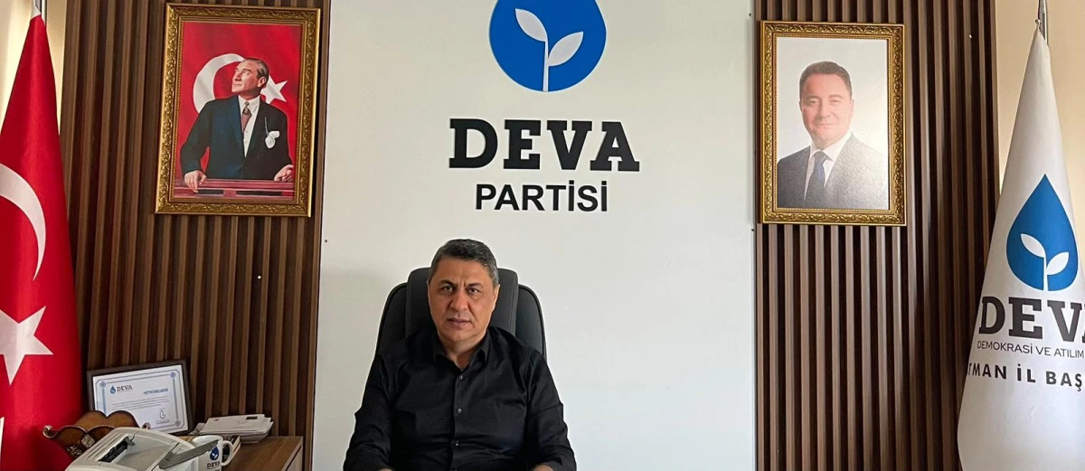 DEVA PARTİSİ BATMAN İL BAŞKANI ŞEHMUS YILMAZ&rsquo;DAN İLA&Ccedil;LAMA &Ccedil;AĞRISI