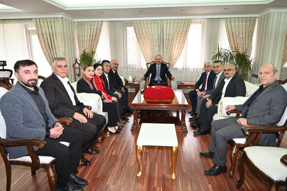 ESNAF ODASI BAŞKANI KAPLAN&rsquo;DAN VALİ CANALP&rsquo;A ZİYARET