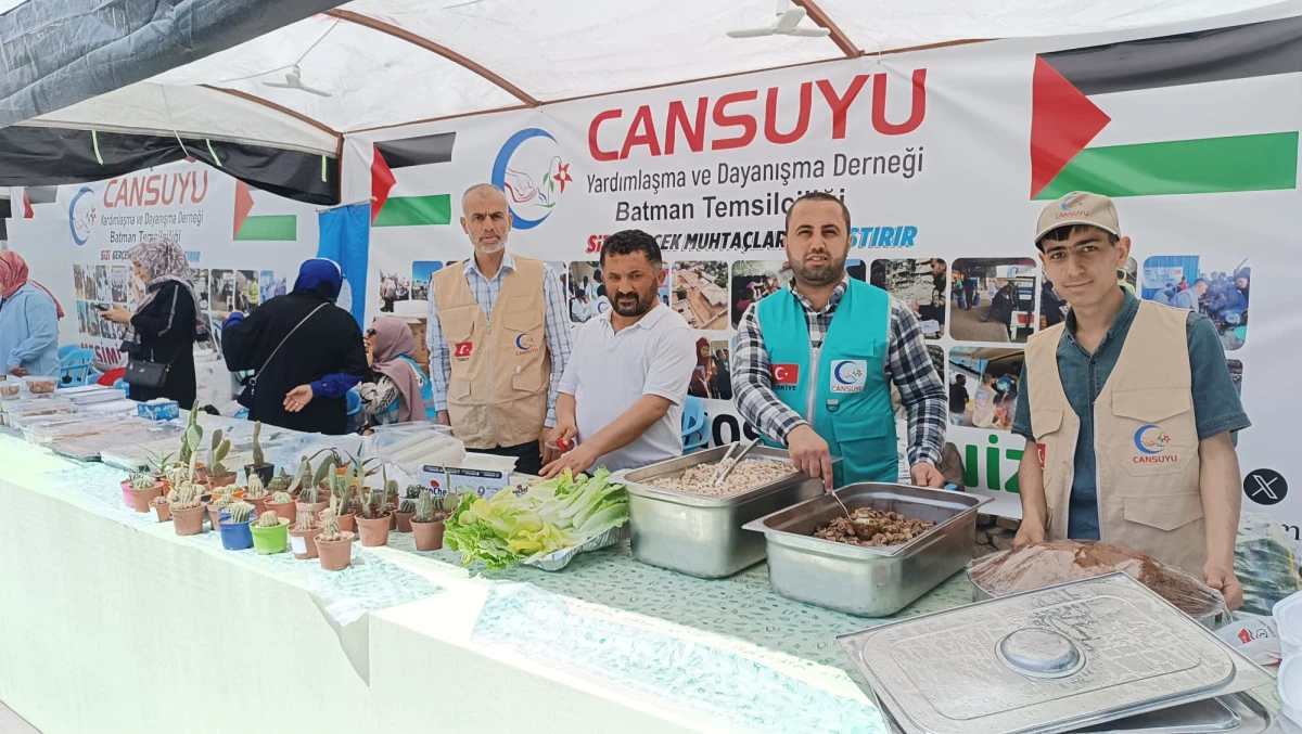 GAZZE’YE DESTEK İÇİN KERMES AÇILDI