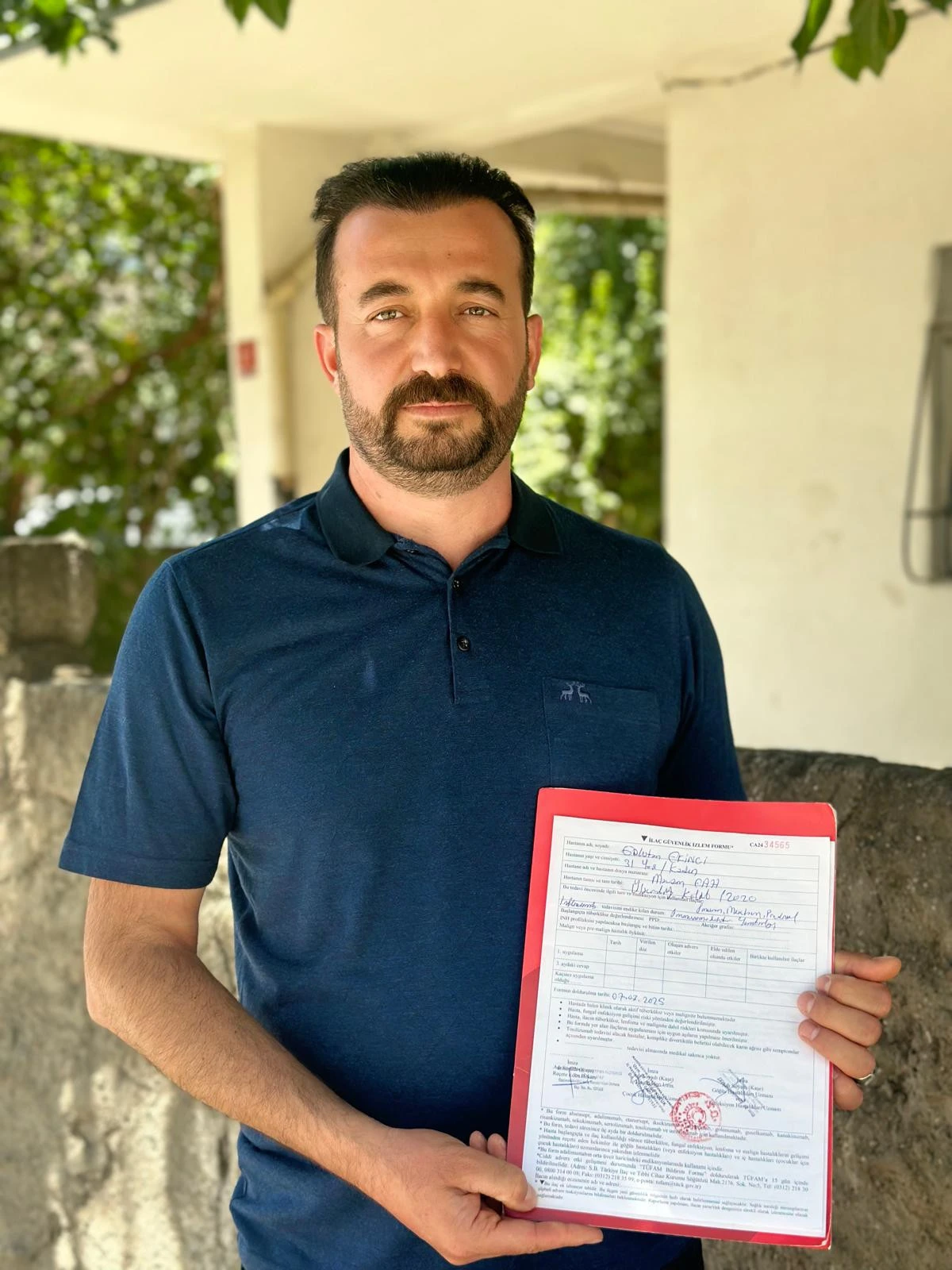 GÜLİSTAN EKİNCİ, SAĞLIK RAPORU MAĞDURU