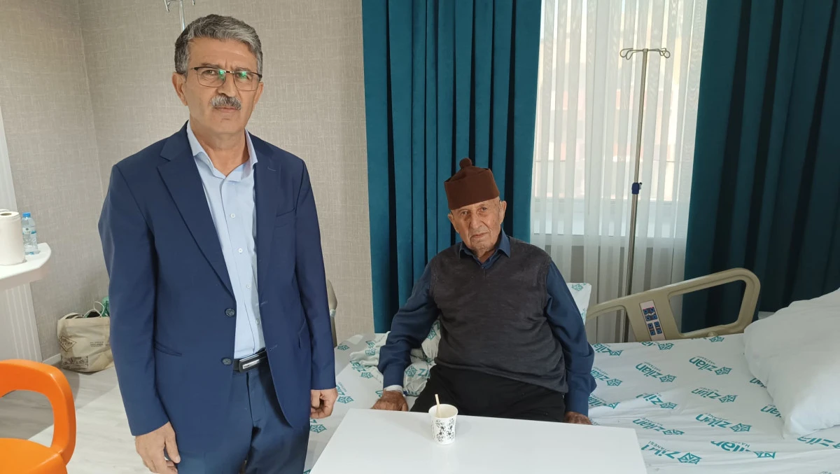 HACI ABDURRAHMAN AYDİŞ'İN BABASI İZZETTİN AYDİŞ HASTANEDE TEDAVİ GÖRÜYOR
