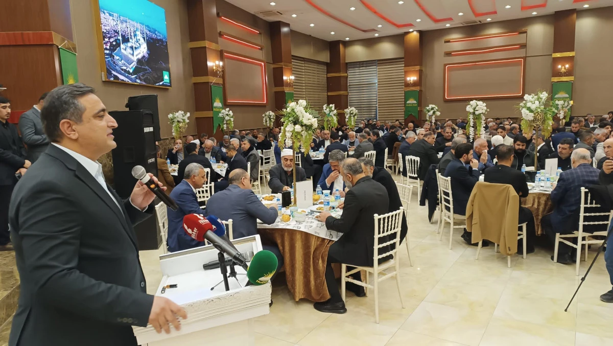 H&Uuml;DA PAR BATMAN İL BAŞKANLIĞI'NDAN GENİŞ KATILIMLI İFTAR PROGRAMI