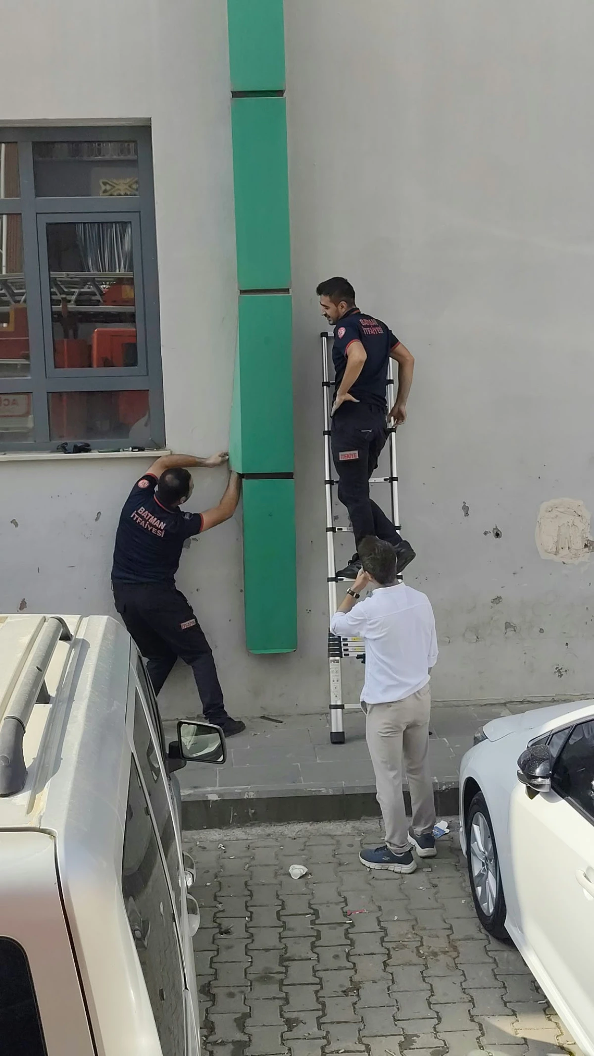İTFAİYE EKİPLERİ BU KEZ G&Uuml;VERCİN KURTARDI
