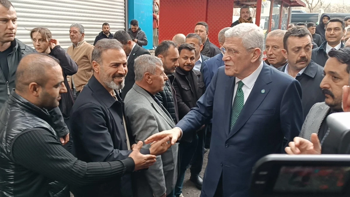 İYİ PARTİ GENEL BAŞKANI M&Uuml;SAVAT DERVİŞOĞLU BATMAN&rsquo;DA