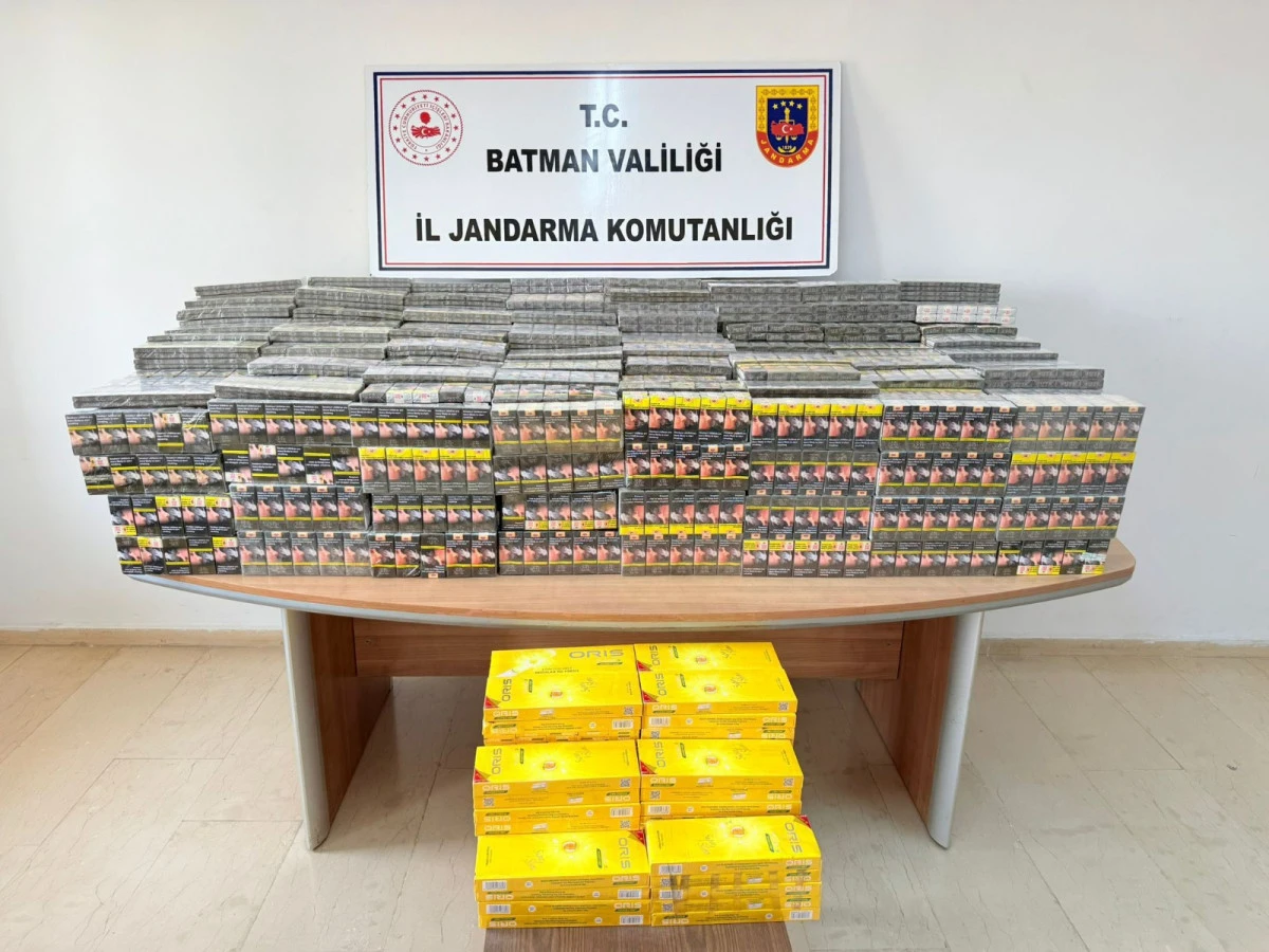 JANDARMA KAÇAK SİGARAYA GEÇİR VERMİYOR