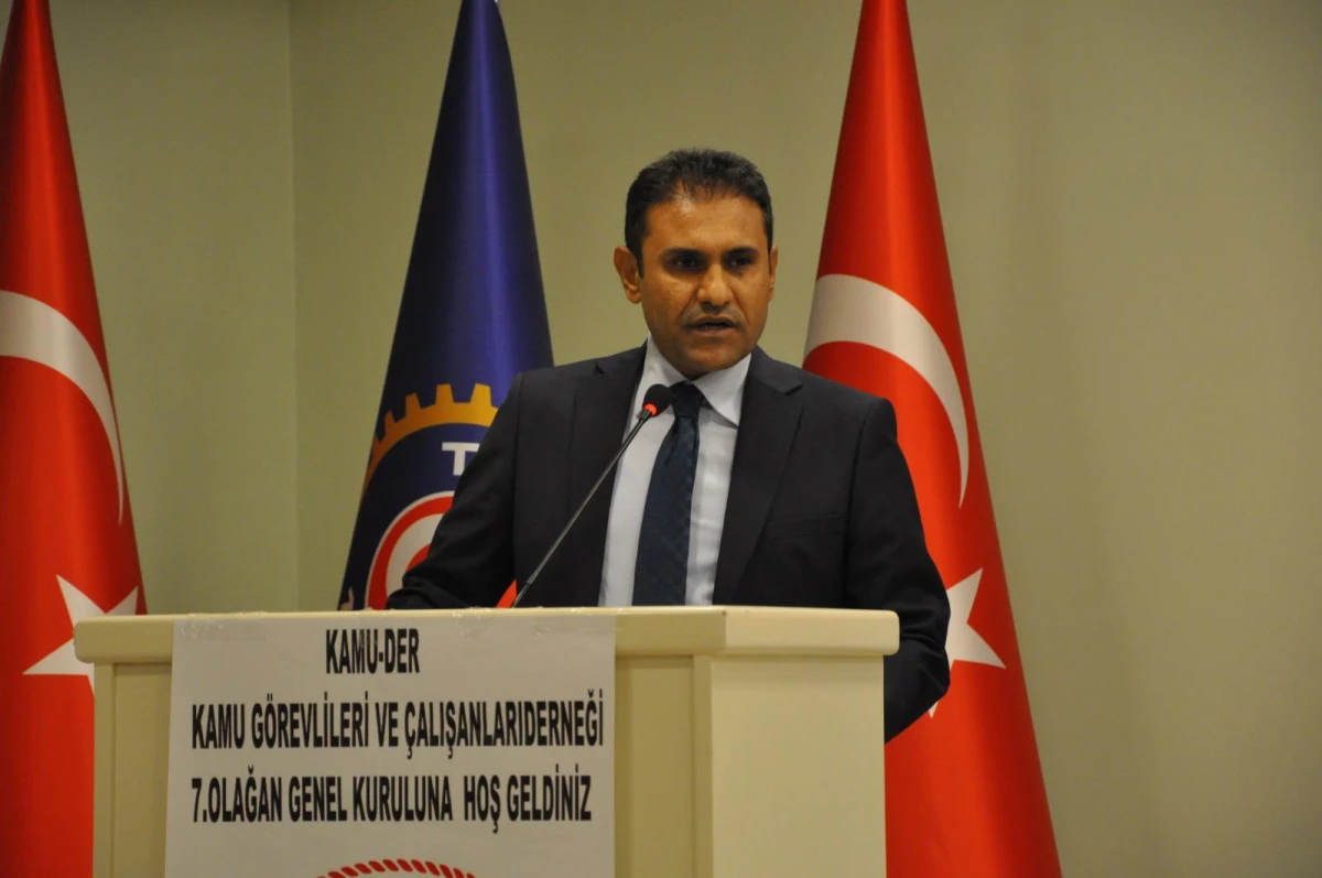 KAMU-DER Batman İl Başkanı Su&ccedil;in Genel Kurulda Yer Aldı