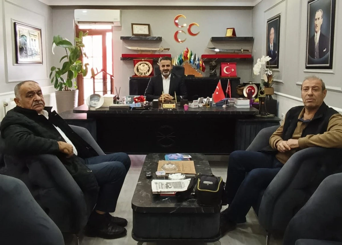 MHP BATMAN İL BAŞKANI ÇETİN'E BASIN ZİYARETİ