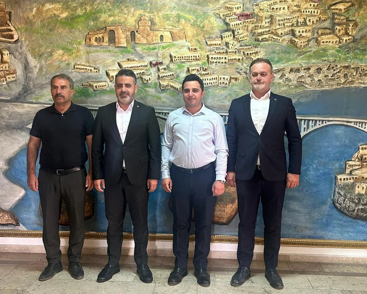 MHP BATMAN İL BAŞKANINDAN HASANKEYF KAYMAKAMI B&Ouml;Y&Uuml;K&rsquo;E HAYIRLI OLSUN ZİYARETİ