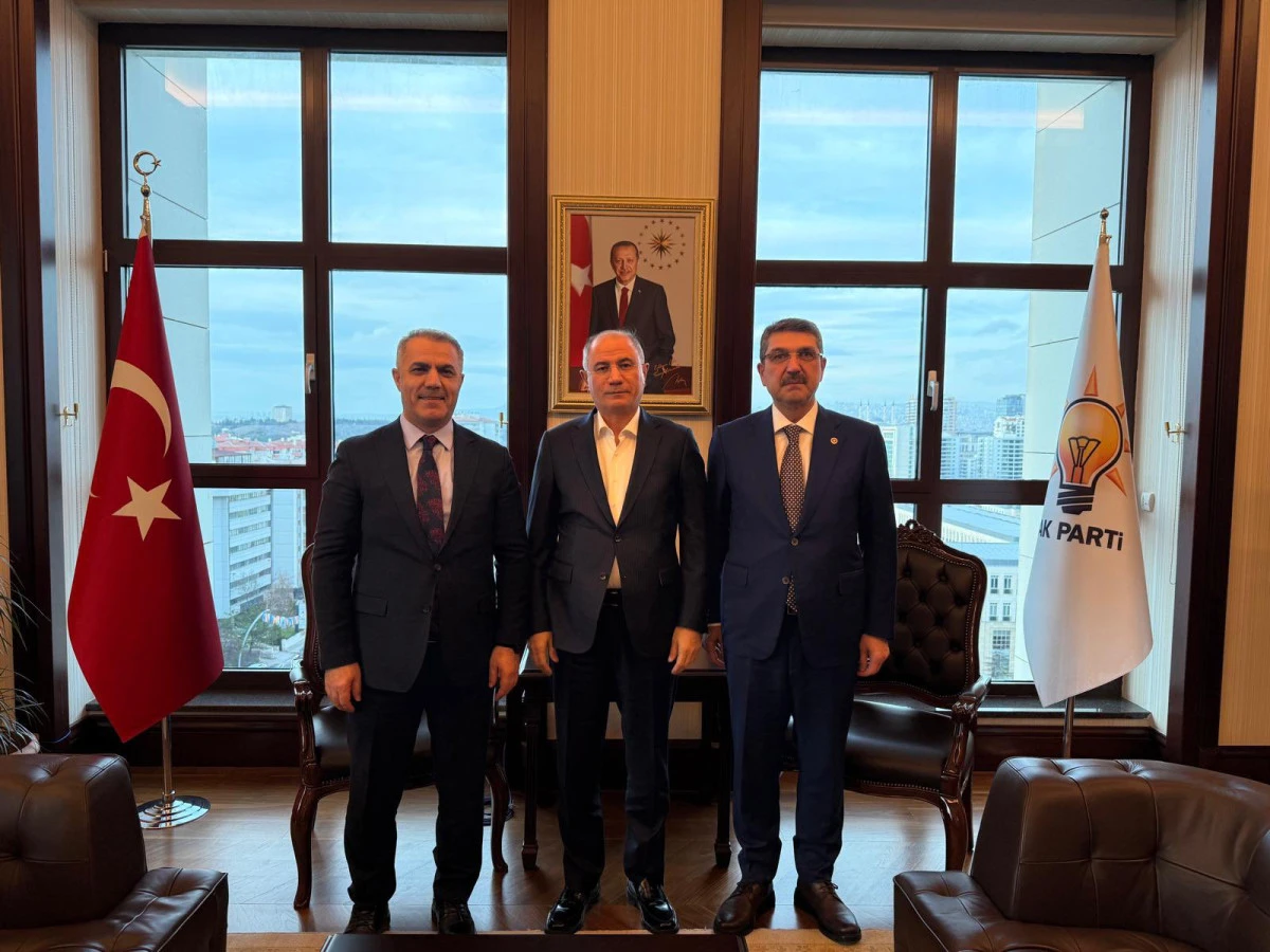 MİLLETVEKİLİ NASIROĞLU VE İL BAŞKANI ŞANSİ'DEN EFKAN ALA'YA ZİYARET