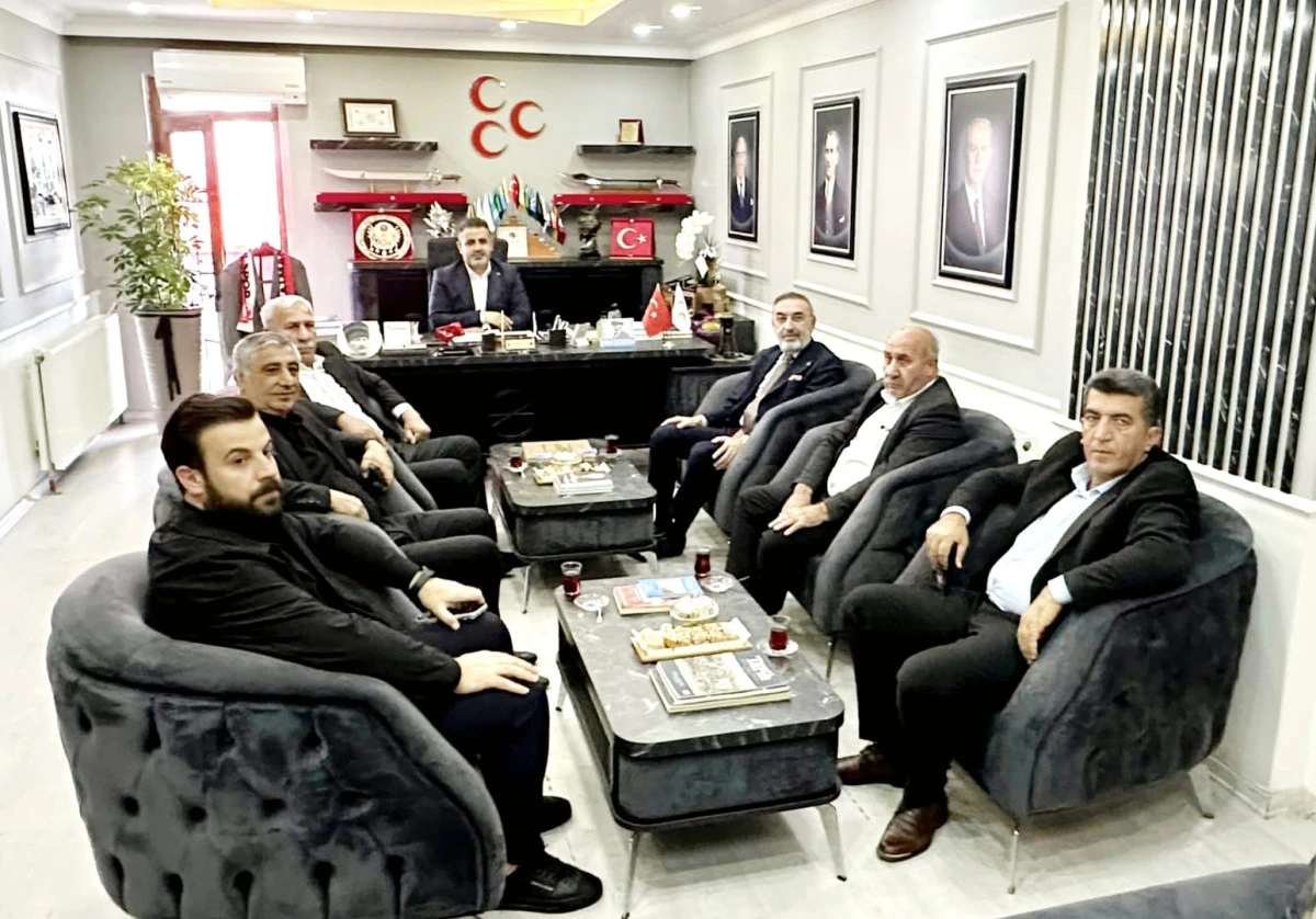 RECEBANLILAR DERNEĞİ&rsquo;NDEN MHP BATMAN İL BAŞKANLIĞINA HAYIRLI OLSUN ZİYARETİ