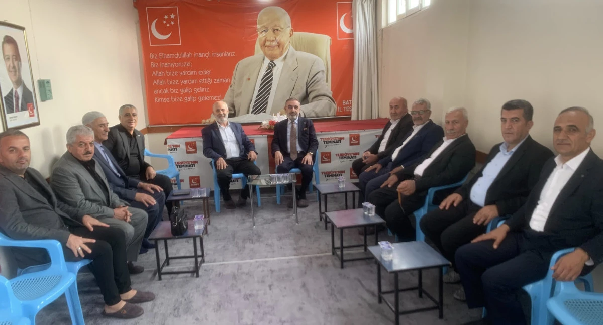 RECEBANLILAR DERNEĞİ'NDEN SAADET PARTİSİ'NE ZİYARET