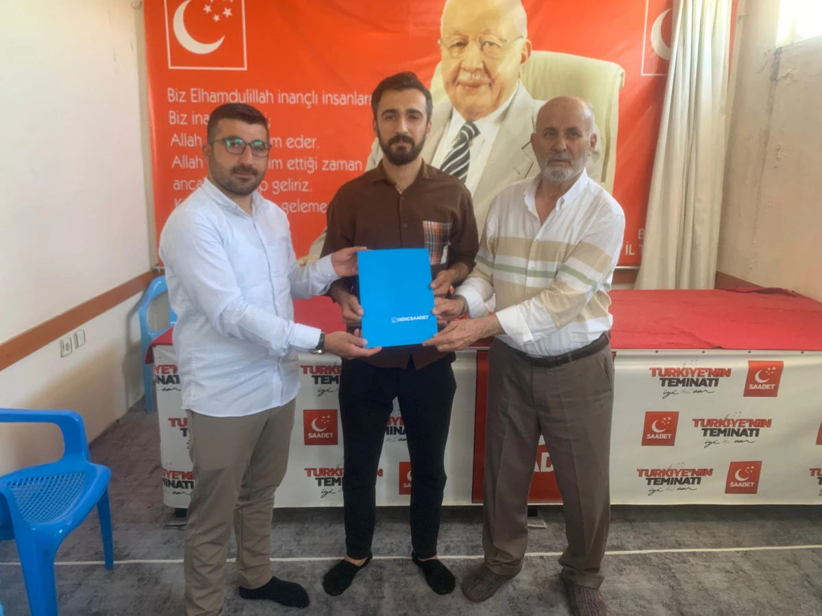 SAADET PARTİSİ BATMAN GEN&Ccedil;LİK KOLLARI BAŞKANLIĞINA YUSUF EREN ATANDI