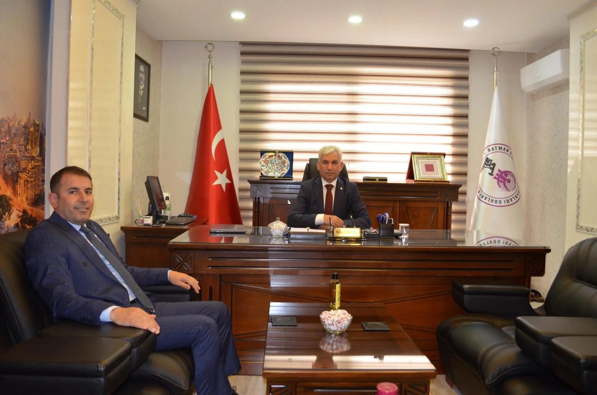 SGK İL M&Uuml;D&Uuml;R&Uuml; G&Uuml;M&Uuml;Ş&rsquo;TEN BESOB BAŞKANI KAPLAN&rsquo;A ZİYARET