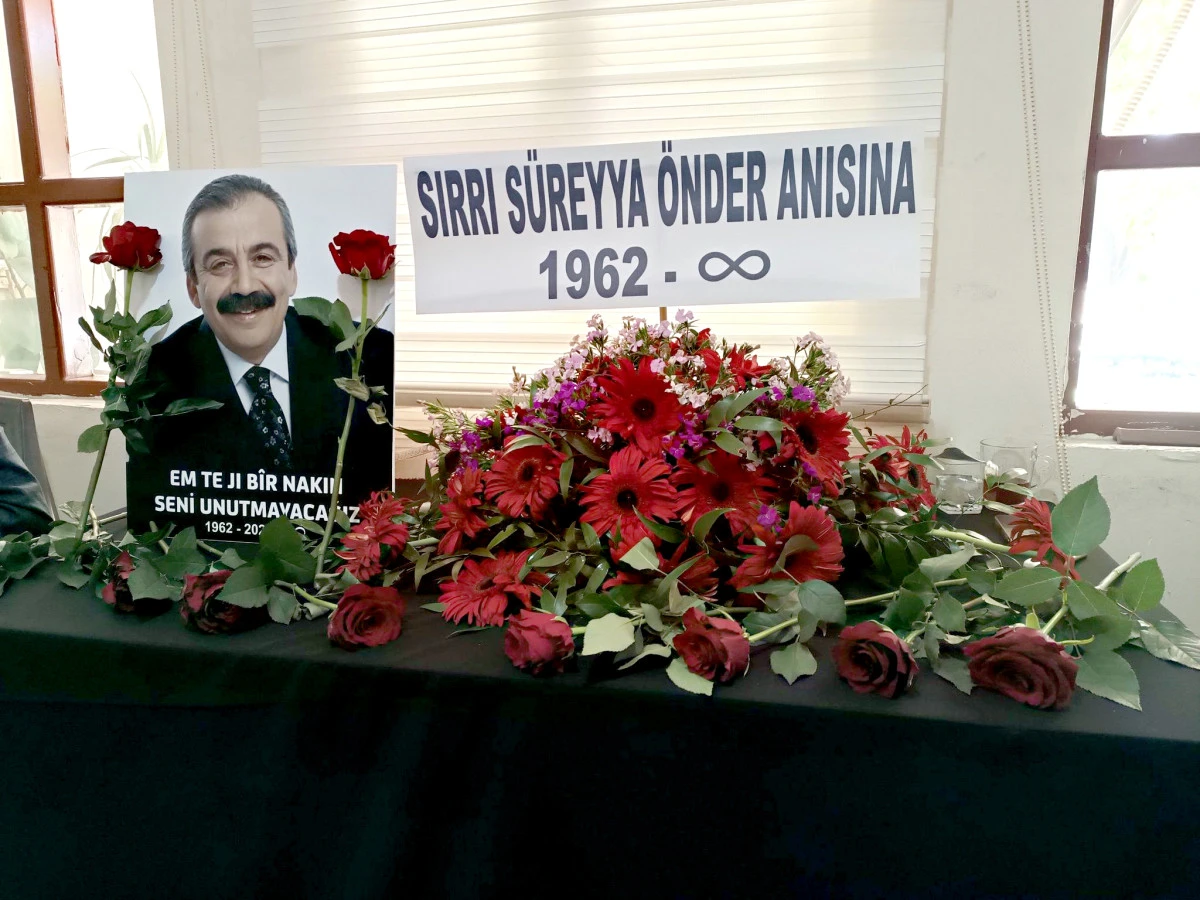 Sırrı Süreyya Önder için taziye programı düzenlendi