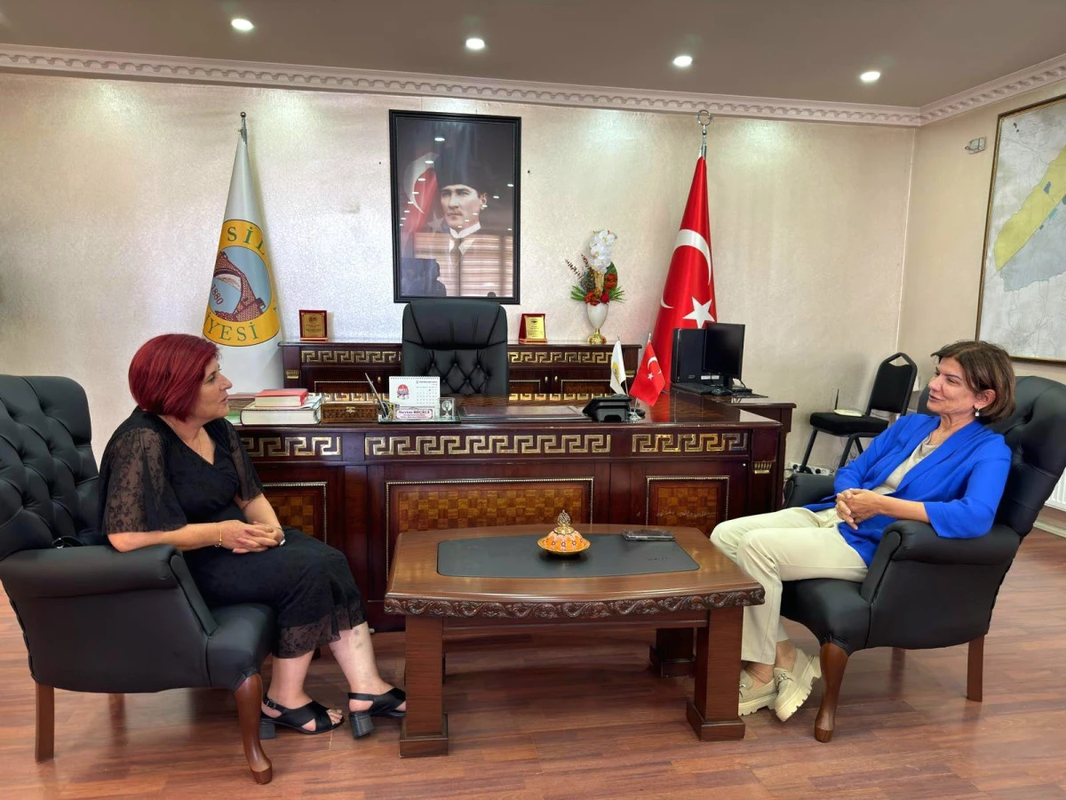 SUNA KEPOLU SİLVAN BELEDİYE EŞBAŞKANINI ZİYARET ETTİ