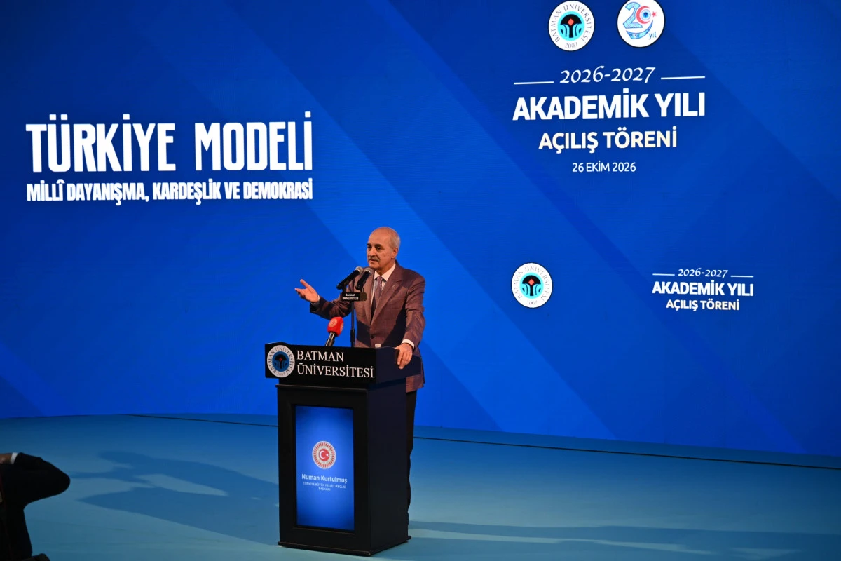 TBMM BAŞKANI NUMAN KURTULMUŞ BATMAN&rsquo;DA, "TER&Ouml;RS&Uuml;Z T&Uuml;RKİYE S&Uuml;RECİ &Ouml;NEMLİ BİR D&Ouml;N&Uuml;M NOKTASI"