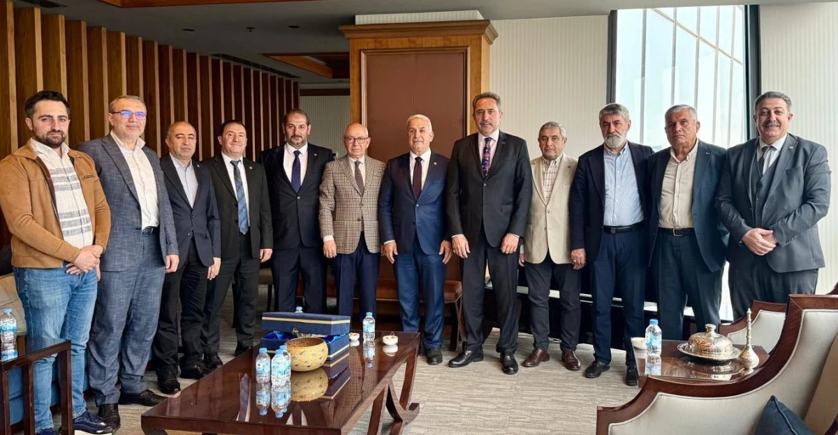 T&Uuml;MORSİAD&rsquo;DAN İBRAHİM HALİL KIRŞAN&rsquo;A ZİYARET