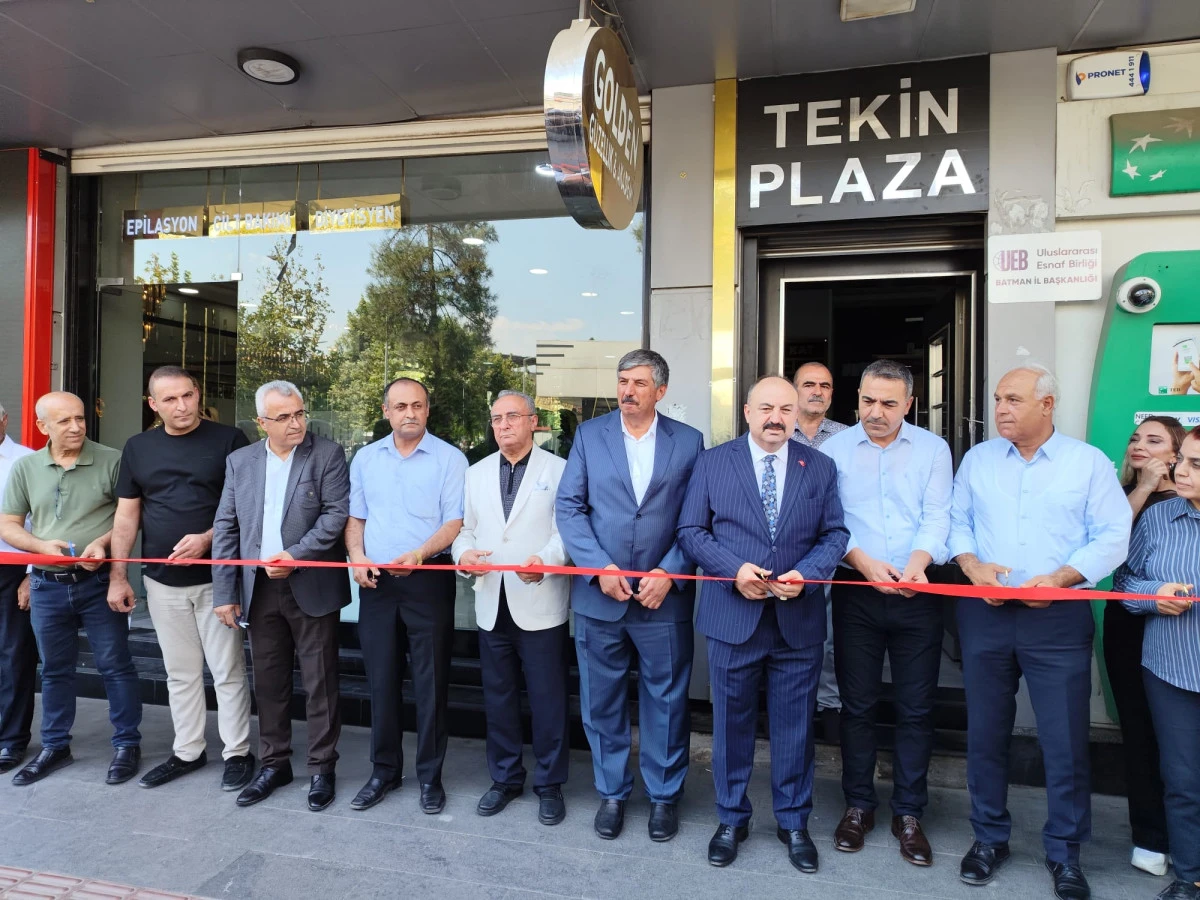 ULUSLARARASI ESNAF BİRLİĞİ BATMAN ŞUBESİ A&Ccedil;ILDI