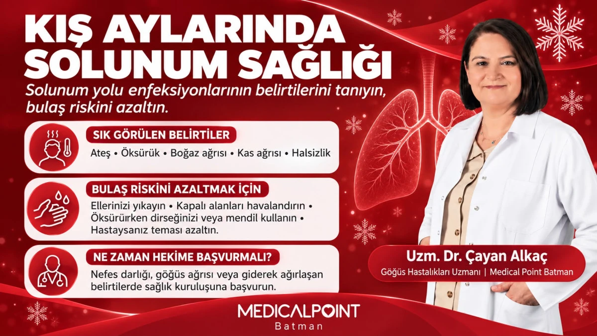 UZMANINDAN KIŞ HASTALIKLARI UYARISI: "GRİPTE BİLİN&Ccedil;SİZ ANTİBİYOTİK KULLANIMINA DİKKAT"